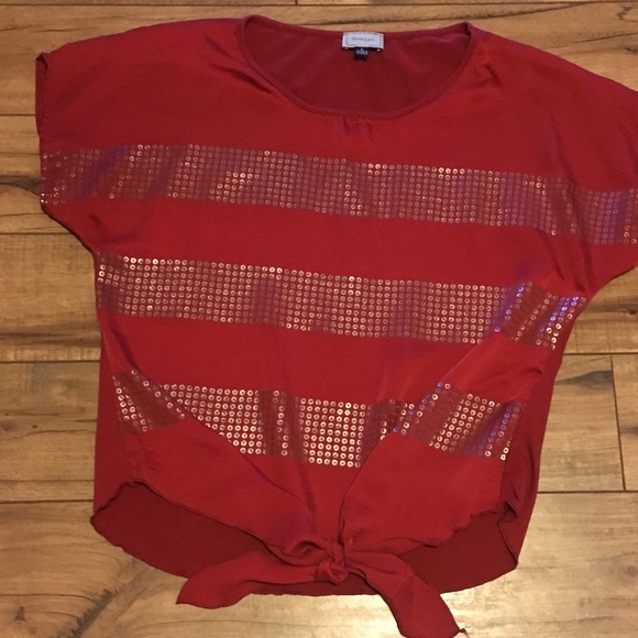 cute red tops for women
